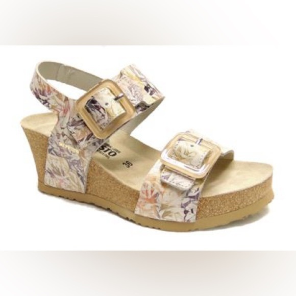 Mephisto multicolor velcro strap wedges size 39 NWOT - Picture 1 of 12